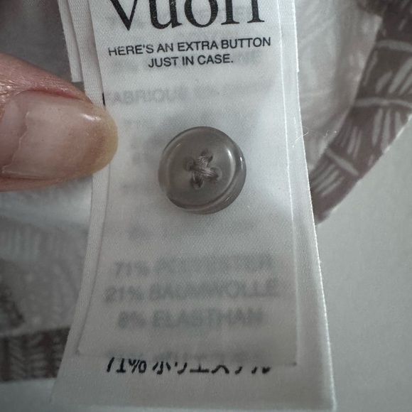 Vuori Bridge Brown Casual Button Down Shirt S - Picture 8 of 10